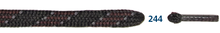 Barth laces mountain sports half-round black/wine red/grey 150cm